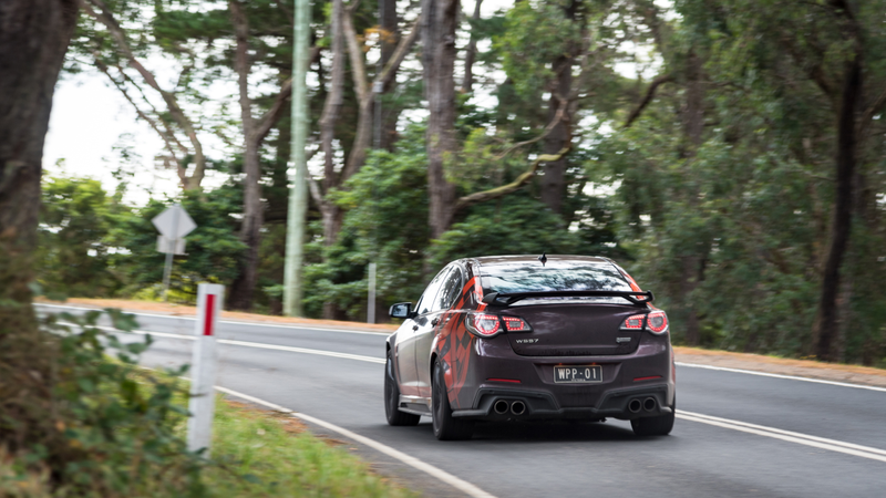 Illustration for article titled This Ludicrous 750 HP Walkinshaw Holden HSV Commodore Was Australia In Car Form